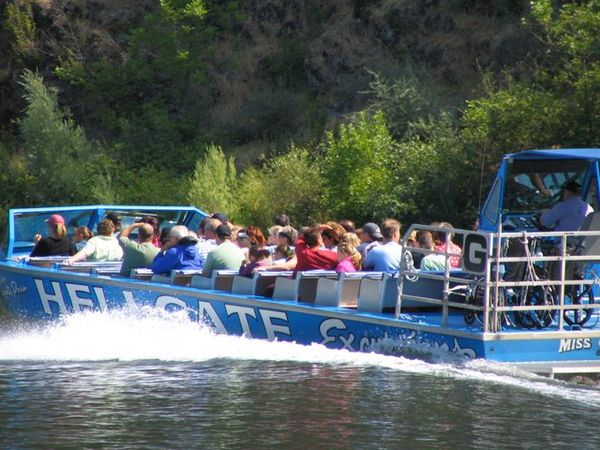 Jetboat on the Rogue River at Grants Pass