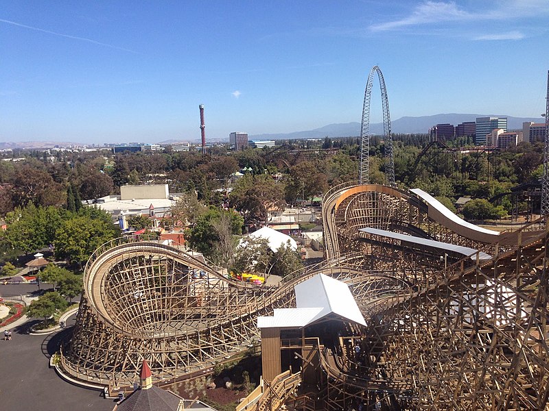 File:Roller coasters at Great America.jpg