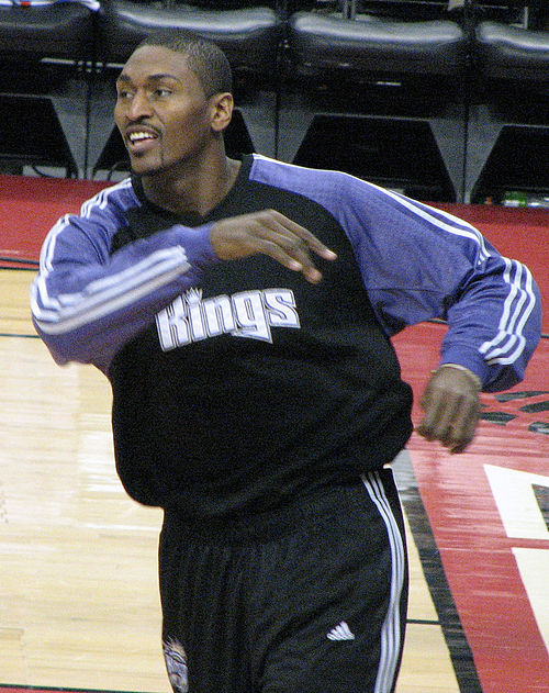 A year after the brawl, Ron Artest was traded to the Sacramento Kings.