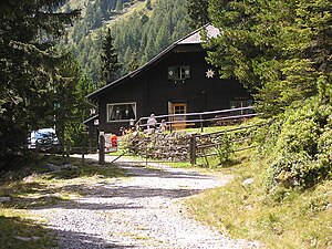 The Rudolf-Schober-Hütte in the Schladminger Tauern