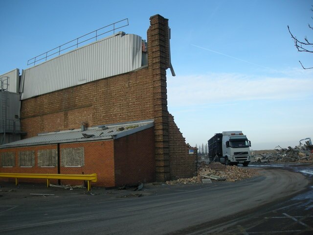Demolition of the plant, March 2008
