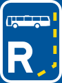 R303: Begin van ’n laan net vir busse (links)