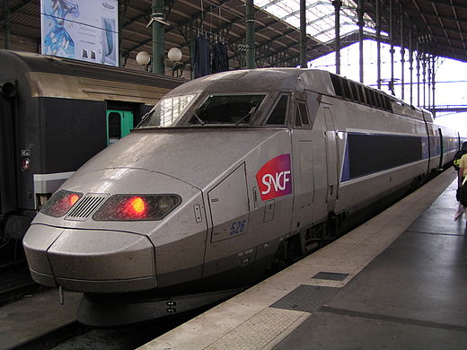 TGV op Parijs Gare du Nord