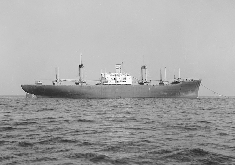 File:SS Diamond Mariner off Todd Shipyards San Pedro CA in 1956.jpg