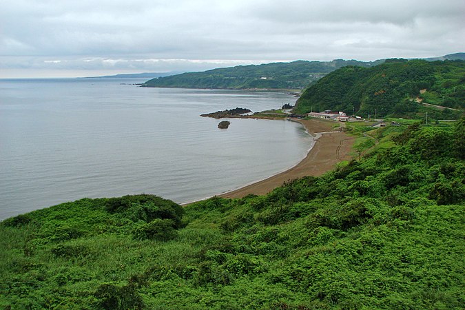 English: View of Sadogashima island (Niigata, Japan). Français : Vue de l'île Sadogashima (Niigata, Japon). 日本語: 佐渡島の景観.