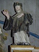 Statue de saint Yves du retable de saint Léger.