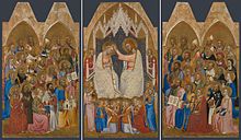Three centre panels of the altarpiece San Pier Maggiore altarpiece - three centre panels.jpg