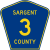 Sargent County Route 3 ND.svg
