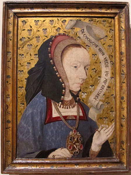 File:Scuola spagnola, dama delle violette, 1490 ca..JPG