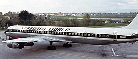 DC-8-63CF авиакомпании Seaboard World Airlines аналогичный попавшему в инцидент