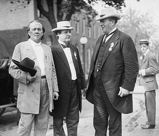 James K. Vardaman, Heflin, and Ollie James in 1912