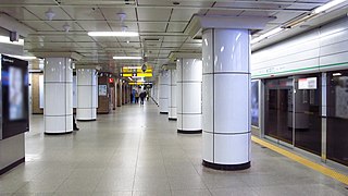 Платформа станции второй линии