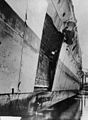 SMS Seydlitz, Photo taken in a drydock after the Jutland battle