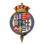 Shield of arms of John Russell, 6th Duke of Bedford, KG, PC, FSA.png
