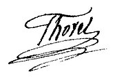 signature de Jacques Thoret