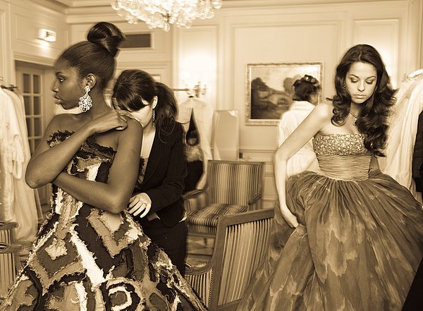 Deb Sokhna N'dour dressing for le Bal in 2008