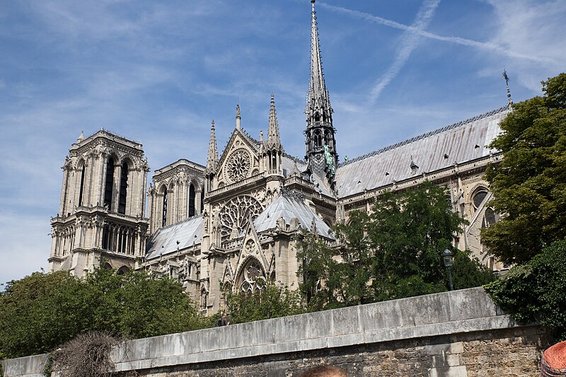 File:South facade of Notre-Dame de Paris, 7 August 2017 002.jpg