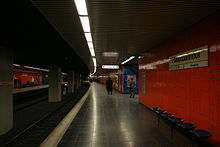 Unterirdische Bahnsteige der Stadtbahn vor dem Umbau (2010)