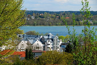 Blick vom Schloss zum Starnberger See