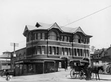 Temperance Hall and the Colyer Refreshment Rooms, circa 1921 StateLibQld 1 113416 Temperance Hall and the Colyer Refreshment Rooms on the corner of Ann Street and Edward Streets.jpg