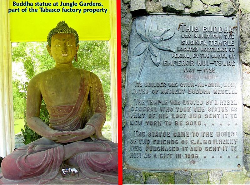 File:Statue of Buddha, Avery Island, Louisiana.jpg