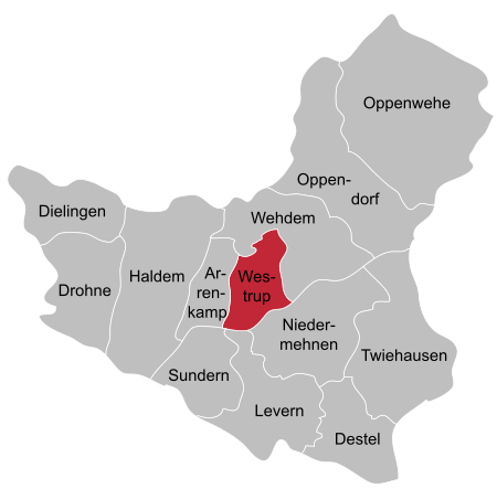 Stemwede Ortsteile Westrup