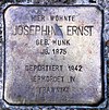 Pierre d'achoppement Gundelfinger Str 31 (Karlh) Josephine Ernst.jpg