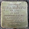 Stolperstein Markgraf-Albrecht-Str 6 (Halsee) Regina Braunspan.jpg