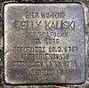 Stolperstein Zikadenweg 39 (kamizelka) Nelly Kaliski.jpg