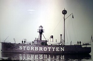 Fyrskeppet Storbrotten från 1925.