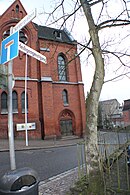 Street signs Nordergraben, Heiligengeistgang, where the Heiligengeist gate was in the area.JPG