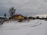 Čeština: Železniční stanice Struhařov. Okres Benešov, Česká republika.