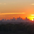 Tel Aviv City Sunset from Afar.png