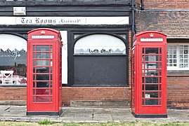 Telephone kiosks at Port Sunlight Post Office.jpg