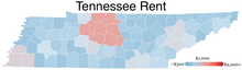 1 bedroom rent by county in Tennessee (2021)

$2,000+

$1,000

~$500 Tennessee Rent.webp