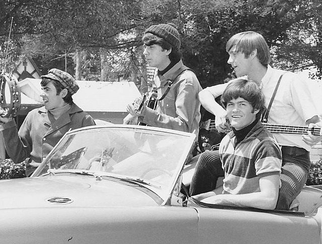The Monkees in the spring of 1966, shortly after production for the first season had begun