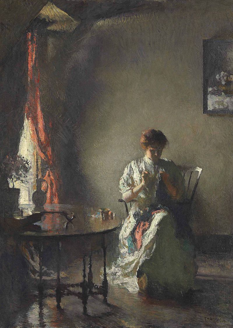 The Seamstress 1913 Frank Weston Benson.jpg