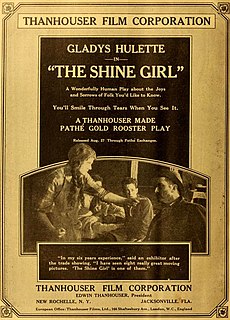 <i>The Shine Girl</i> 1916 film directed by William Parke