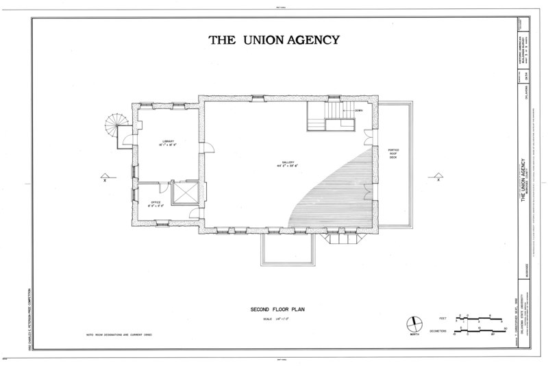 File:The Union Agency, Honor Heights Park, Muskogee, Muskogee County, OK HABS OKLA,51-MUSK,3- (sheet 3 of 9).tif