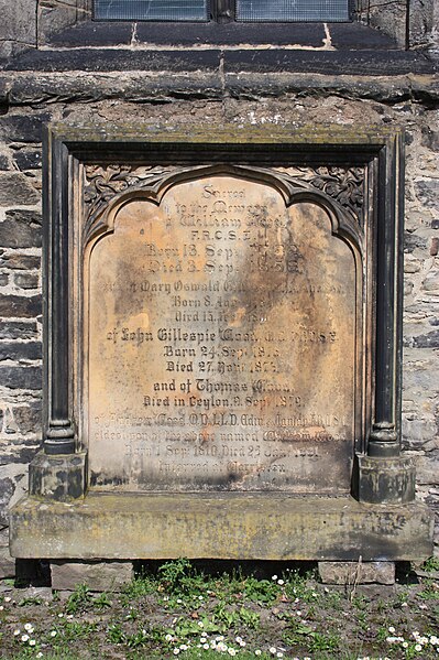 File:The grave of Dr William Wood, Restalrig Churchyard.jpg