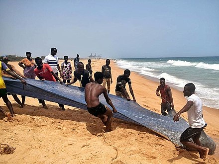 Togolese fishermen