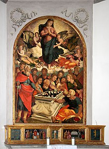 Tommaso bernabei detto il papacello, assunzione della vergine, 1525-27, 00.jpg