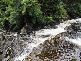 Wasserfall von oben