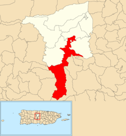 Toro Negro, Ciales, Puerto Rico locator map.png