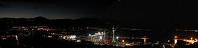 Panorama grada noću