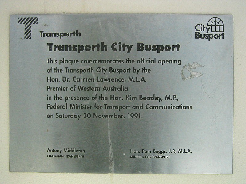 File:Transperth City Busport plaque.jpg
