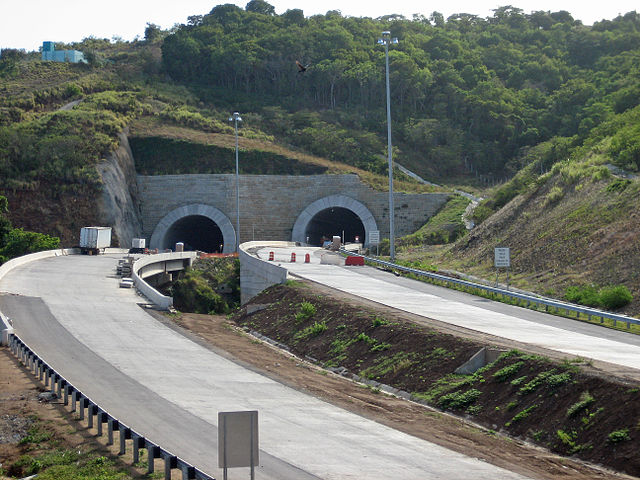 Tunnel under construction, 2008