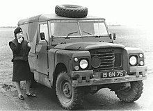 UDR Greenfinch wearing semi-formal skirt and old style "flak Jacket" body armour. UDR Greenfinch.jpg