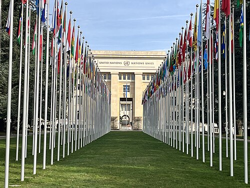 A photograph of a tourist attraction in Geneva, Switzerland.