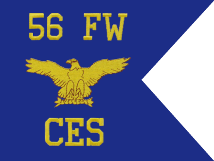 Guidon of the 56th Civil Engineering Squadron of the 56th Fighter Wing